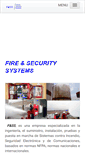 Mobile Screenshot of firesecurityperu.com